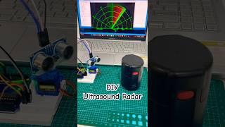 DIY Ultrasound Radar arduinoproject diyelectronics arduino [upl. by Dygall]