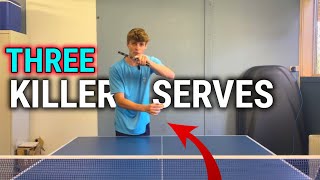 3 KILLER Serves for ALL Players  Learn to Serve Effectively [upl. by Atinnor909]