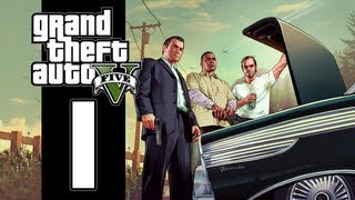 Lets Play GTA V GTA 5  EP01  Sticky Situations [upl. by Nett]