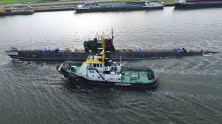 drone beelden duikboot zelzate [upl. by Allcot]