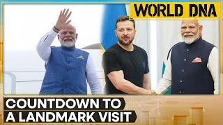 PM Modi heads to Ukraine PM Narendra Modi to hold talks with Ukrainian President Zelenskyy  WION [upl. by Ribaudo]