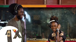 Chronixx amp Koffee  Real Rock Riddim  1Xtra in Jamaica [upl. by Amsirhc336]