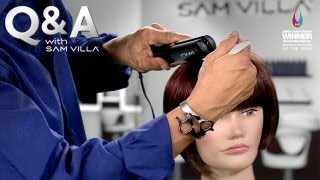 How To Tame FlyAways  Flat Iron Trick For Smoothing Hair At The Roots [upl. by Tekcirk]