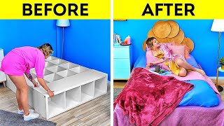 Extreme Room Makeover  DIY Ideas For Your Bedroom [upl. by Heigl253]