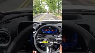 2023 C43 AMG VS C300 Suspension Comparison [upl. by Therine]