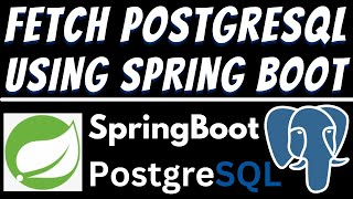 Fetch all data in PostgreSQL database using Spring Boot and Postman Tutorial  REST API [upl. by Ierbua]