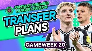 FPL GW20 TRANSFER PLANS  Haaland IN ✅ Newcastle OUT ❌  Fantasy Premier League Tips 202324 [upl. by Aratahs]