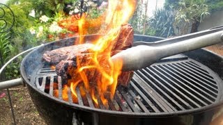 How To Grill a TBone Steak without losing those lovely juices  BBQ Recipe  Pitmaster X [upl. by Cela390]