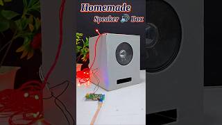 Diy Homemade Speaker Box😍 Part 2 shorts diy project speakerbox creatidoashishshorts [upl. by Yrac848]