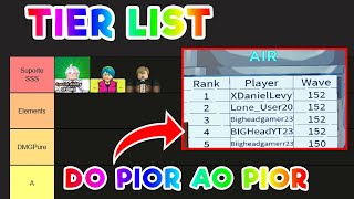 TIER LIST das UNITS quotLbsquot atuais OS MELHORES do ALL STAR TOWER DEFENSE [upl. by Nylodam]