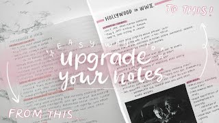 easy ways to make your notes neater 🖍 takes 5 seconds and literally 0 talent [upl. by Htidra]