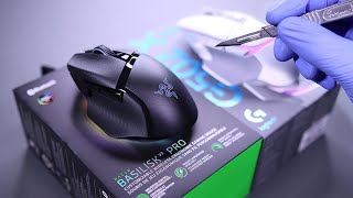 Razer Basilisk V3 Pro Vs G502 X Unboxing  ASMR [upl. by Suzanne]