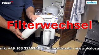 Filterwechsel  WALOSA  Wasserfilter Anlage [upl. by Imim690]