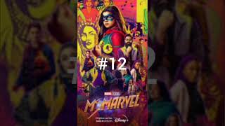 Phase 4 ranked pt1 marvel avengers mcu marvelstudios music disney trend trending disneyplus [upl. by Hertz895]