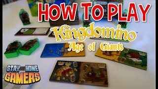 How to Play Kingdomino Age of Giants Board Game [upl. by Zetrom]