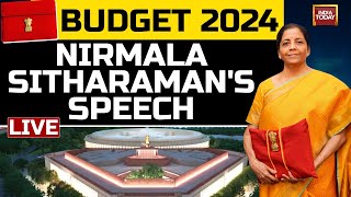 Budget 2024 LIVE Nirmala Sitharaman Budget 2024 LIVE  Parliament Budget Session 2024  India Today [upl. by Undis787]