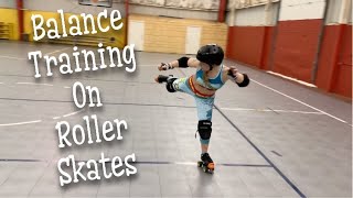 Balance Training for Roller Skating and Roller Derby [upl. by Viking]