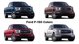 New FORD F150 COLORS comparison  Which one would you take [upl. by Esten]