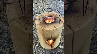 One way to make a burner for cooking in natural conditions [upl. by Stubstad]