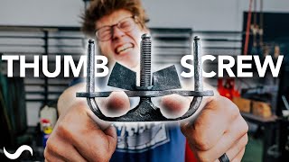 Making and testing the THUMB SCREW Medieval torture device [upl. by Acinomahs]