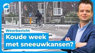 Weerbericht koude week met sneeuwkansen ❄️ [upl. by Washington]