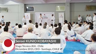 Stage Técnico JKAChile 2015  Sensei Kunio Kobayashi 日本空手協会 [upl. by Notsrik]