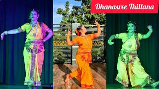 Dhanashree thillana Dance cover by Swastika [upl. by Elreath]