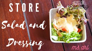 Storing Salad amp Dressing  Cookery [upl. by Nawd]