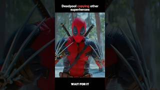 Deadpool copying other superheroes marvel shorts [upl. by Annecorinne764]