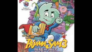 Pajama Sam 3 Music Food Pyramid Area 1 [upl. by Anyaj74]