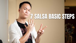 LEARN 7 SALSA BASIC STEPS in 10 MINS  On2  New York Salsa Dance Tutorial [upl. by Handler]