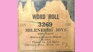 Milenberg Joys Jelly Roll Morton QRS 3269 Player Piano Roll [upl. by Are]