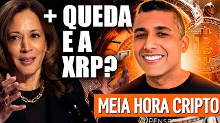 BITCOIN CAINDO E DÓLAR SUBINDO XRP VAISUBIR TANTO ASSIM MeiaHoraCripto 6 [upl. by Michele275]