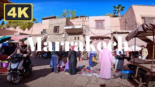 Marrakech Morocco  4K Walk 2023 [upl. by Aridnere]