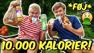 10000 KALORIE CHALLENGE PÅ 12 TIMER [upl. by Kotz]