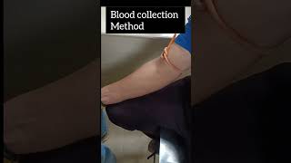 How to blood sample collection by venipuncture method blooddonation medico nursing shorts [upl. by Jessalyn]