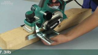 Makita KP0810C Power Planer  w444w ENG [upl. by Leverick]