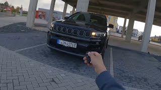 2023 JEEP Compass 4xe  POV on German Autobahn  TOP SPEED [upl. by Haidej434]