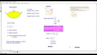 Add Math Form 5 Chapter 1 L032 Area of sector [upl. by Hartley]