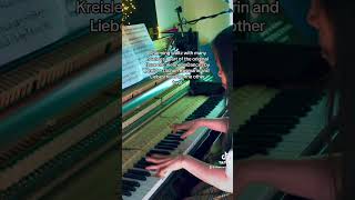 Studying Liebesleid  KreislerRachmaninoff piano rachmaninoff shorts [upl. by Noyad]