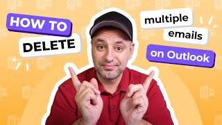 How to delete multiple emails in Outlook [upl. by Mateya463]