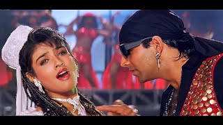 Tu Cheez Badi Hai Mast Mast 4K Raveena Tandon Akshay Kumar  Udit Narayan Kavita K  Mohra Song [upl. by Earesed]