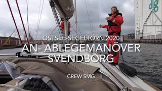 An und Ablegemanöver im Hafen von Svendborg  OstseeSegeltörn 2020  Hafenmanöver [upl. by Farro]