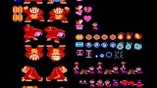 Donkey Kong Arcade Music  25m BGM Full Version [upl. by Eahsel]