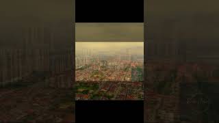 KL City Skyline with DJI Air 3 klcity djiair3 klcityskyline cinematicdronefootage [upl. by Drhacir483]