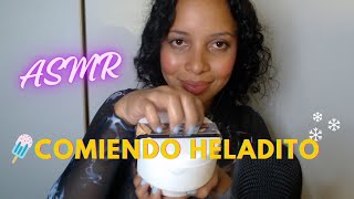 ASMR en Español  Comiendo Helado FREDDO  asmrenespañol asmrmouthsounds [upl. by Zerdna]