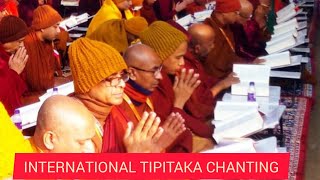 INTERNATIONAL TIPITAKA CHANTING 2024 BUDDHAGAYA [upl. by Nevi]