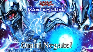 Updated BlueEyes Deck With An Omni Negate BlueEyes White Dragon Live Duels YuGiOh Master Duel [upl. by Elleda]