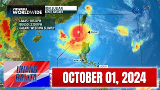 Unang Balita sa Unang Hirit OCTOBER 1 2024 HD [upl. by Bernette]