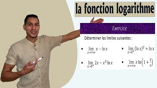 fonction logarithme 2 bac exercices corrigés  limites de fonctions logarithme 2 bac exercices [upl. by Kendrick242]